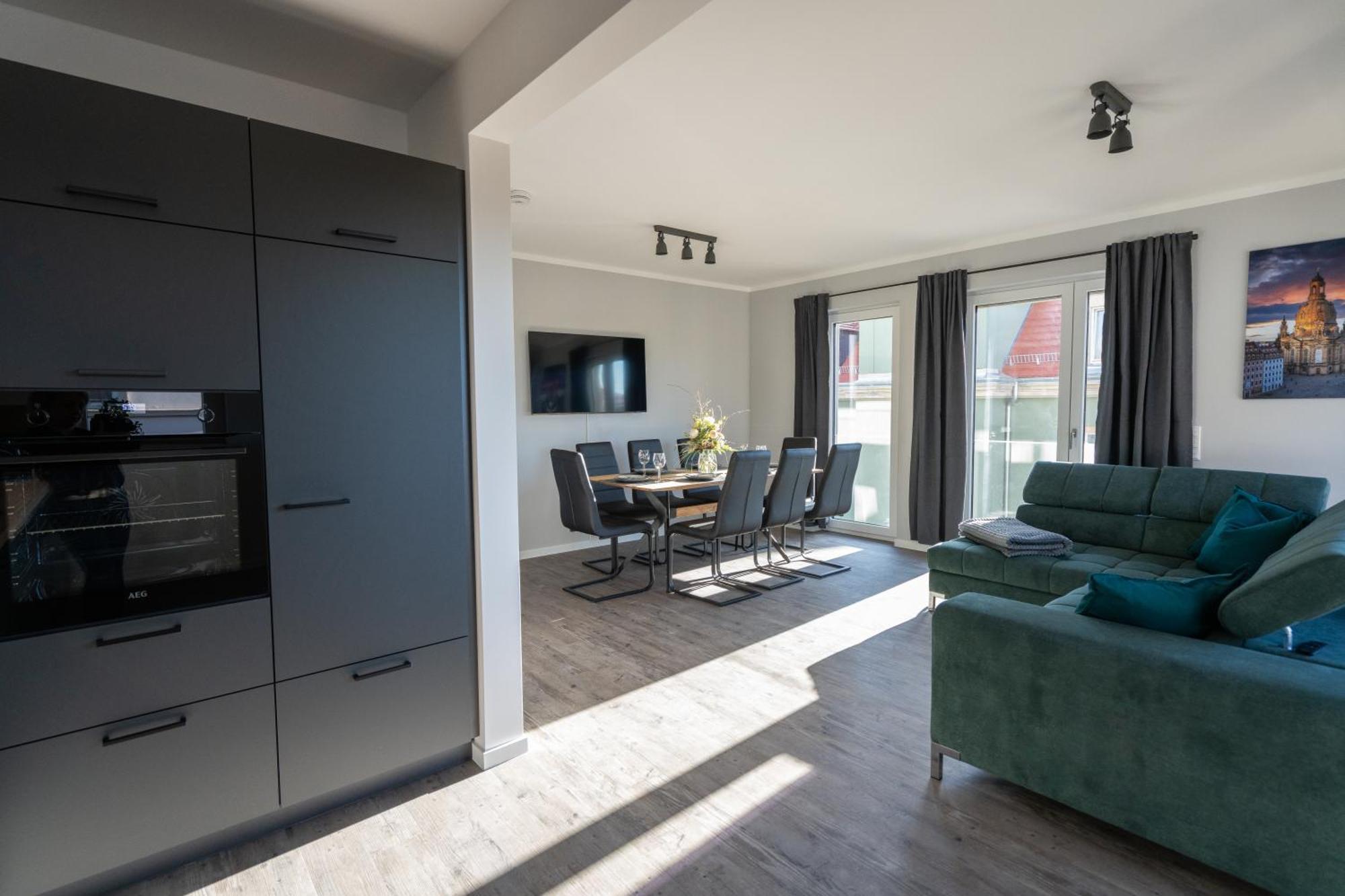 Supreme City Dream Mit Terrasse Und Parkplatz - 110M² Дрезден Экстерьер фото