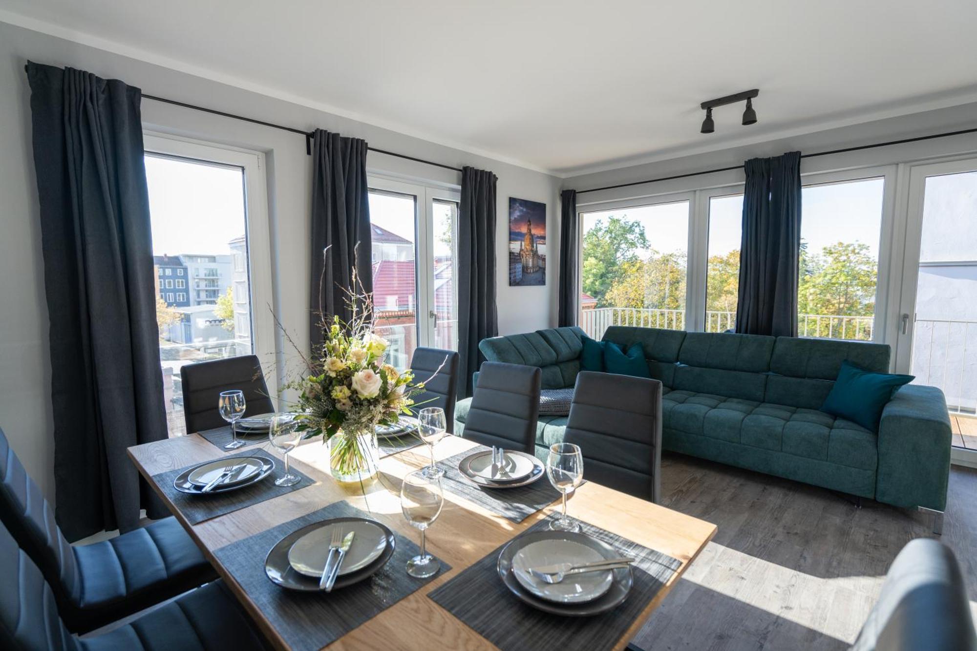 Supreme City Dream Mit Terrasse Und Parkplatz - 110M² Дрезден Экстерьер фото